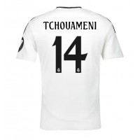 Fotbalové Dres Real Madrid Aurelien Tchouameni #14 Domácí 2024-25 Krátký Rukáv